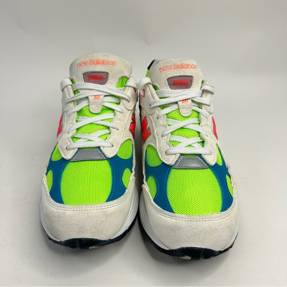 New Balance 992 “White Neon Cyan” 2023 - Picture 2 of 8